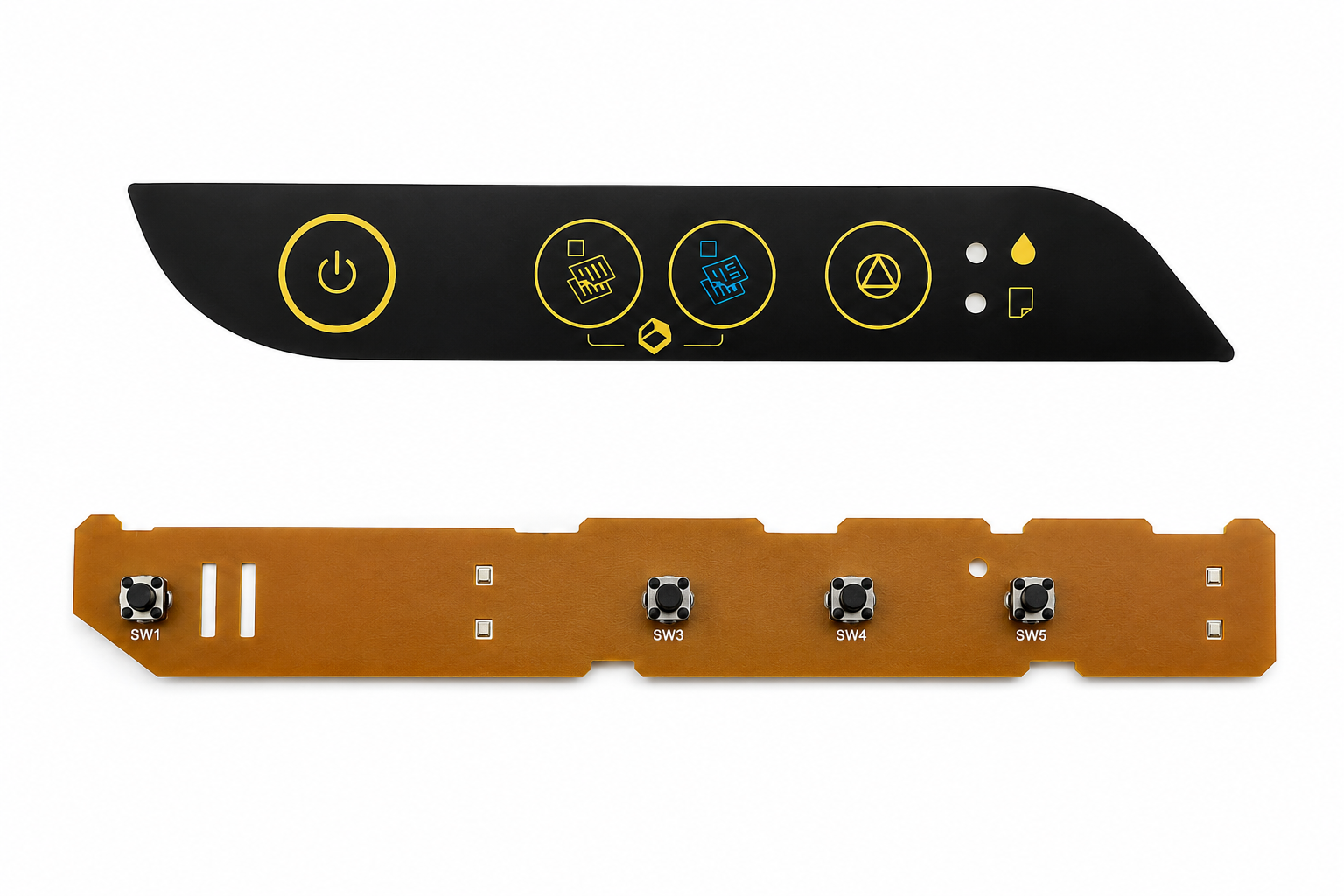 Compatible Control Panel with Sticker for Epson L3110, L3115, L3116 and L3210 Printers