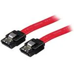 SATA Data Cable Red with Locking Clip for HDD, SSD and Desktop Computers